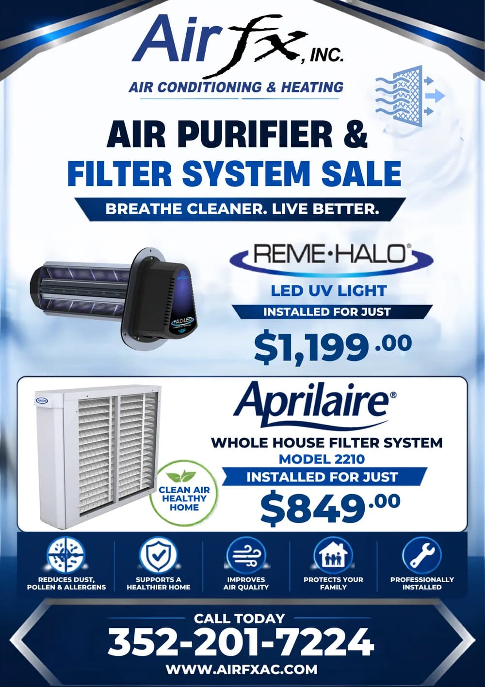 Air Purifier & Filter Sale