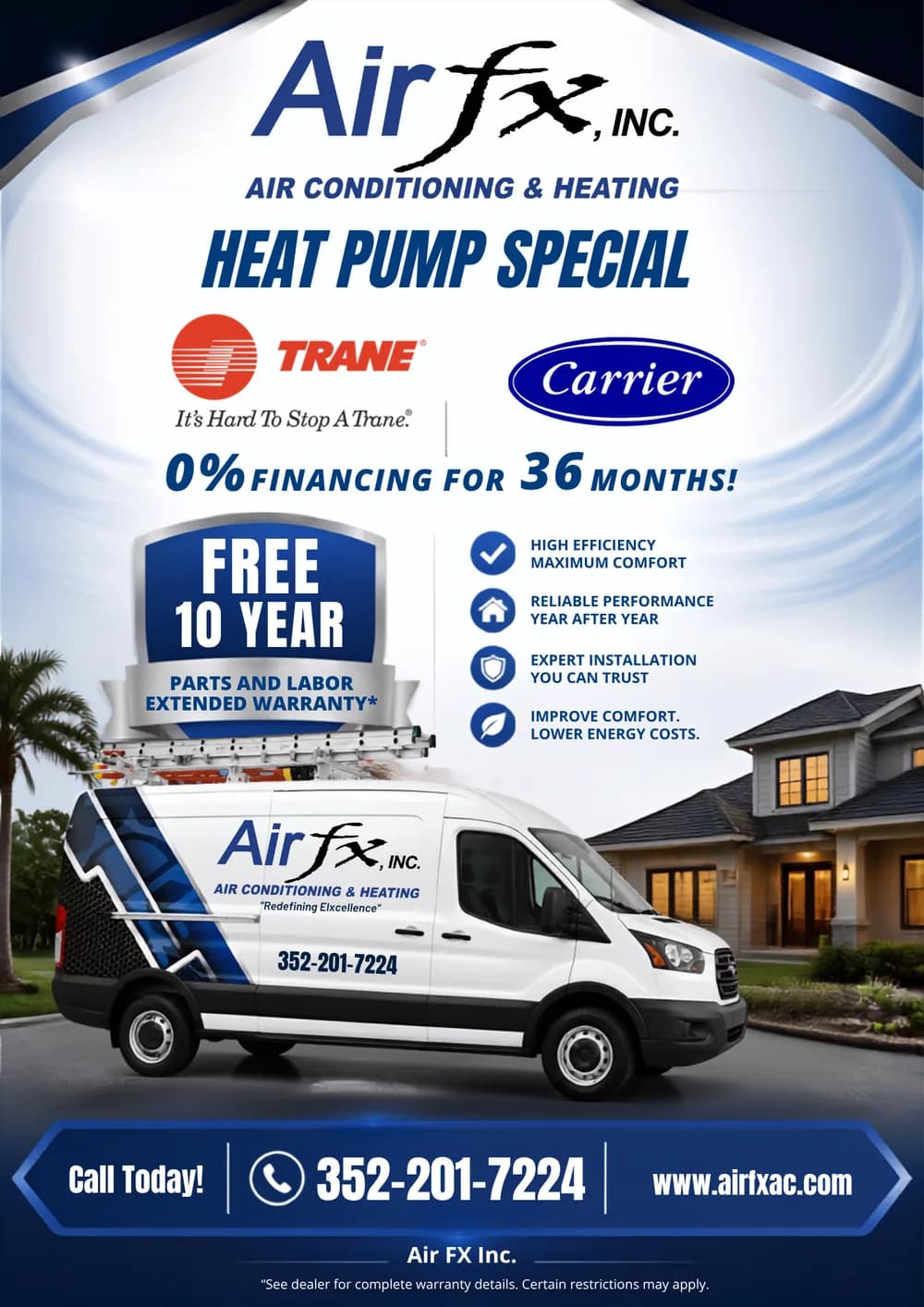 Free Parts & Labor Warranty